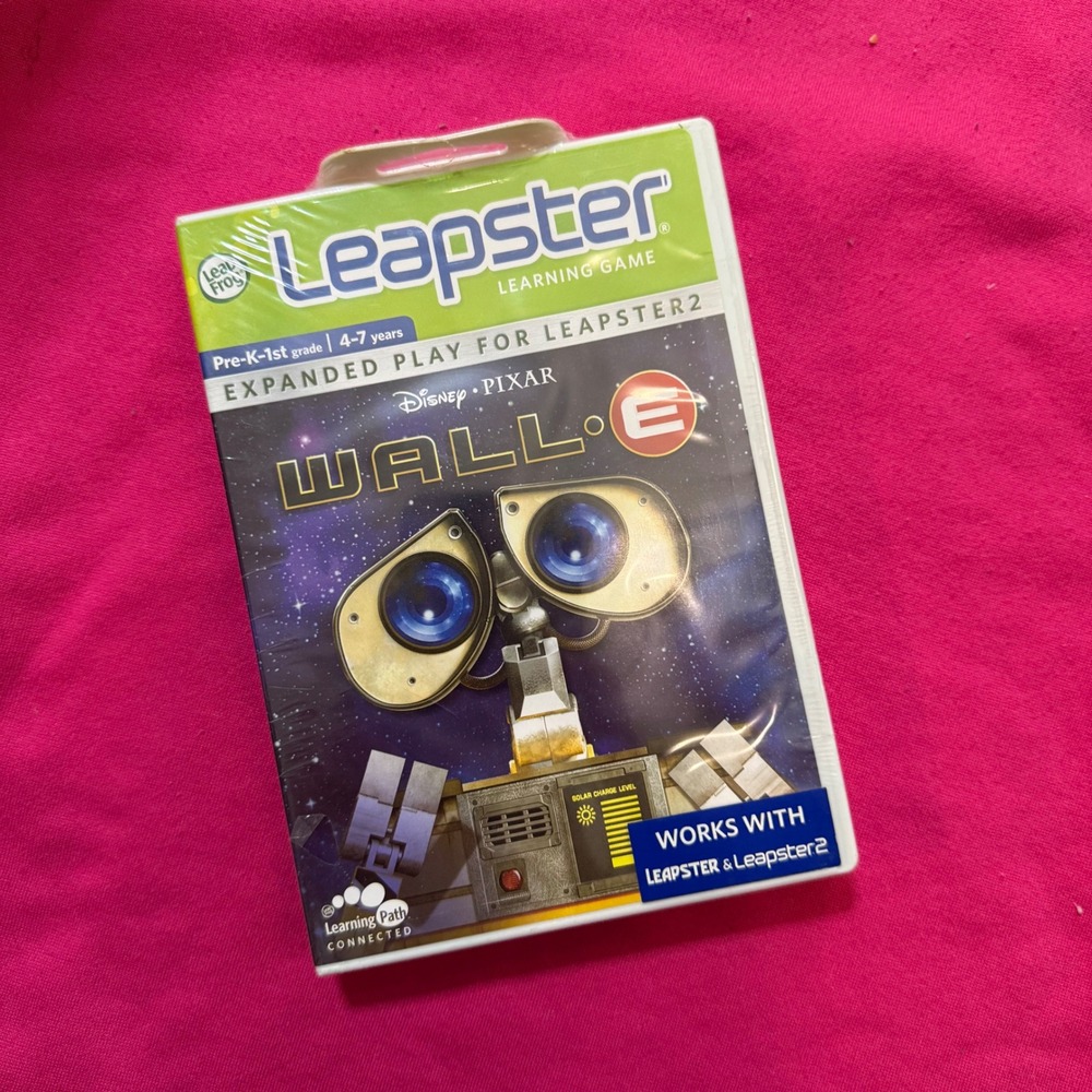 Leapster Learning Game Disney Pixar WALL‎ E Expanded Play Leapster 2